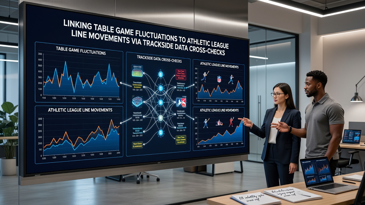 Integrated dashboard displaying synchronized table game volatility, trackside equine metrics, and live athletic league line adjustments
